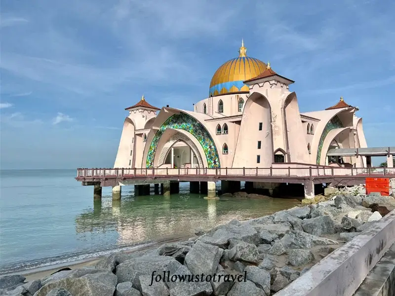 馬六甲景點馬六甲海峽清真寺 Malacca Straits Mosque