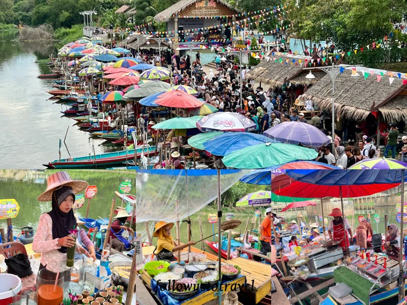 合艾景點合艾水上市場 Khlong Hae Floating Market