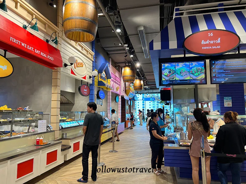 曼谷購物中心 Terminal 21 Rama 3 Pier 21美食街