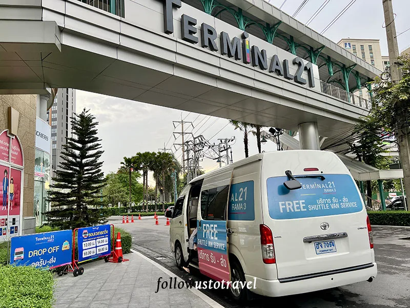 曼谷購物中心 Terminal 21 Rama 3接駁車
