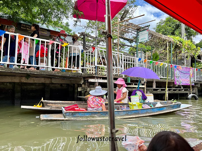 曼谷水上市場空叻瑪榮水上市場搭船 Khlong Lat Mayom Floating Market
