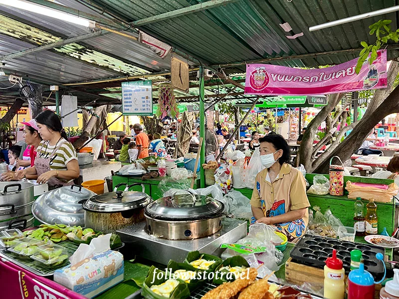 曼谷水上市場 Wat Saphan Floating Market