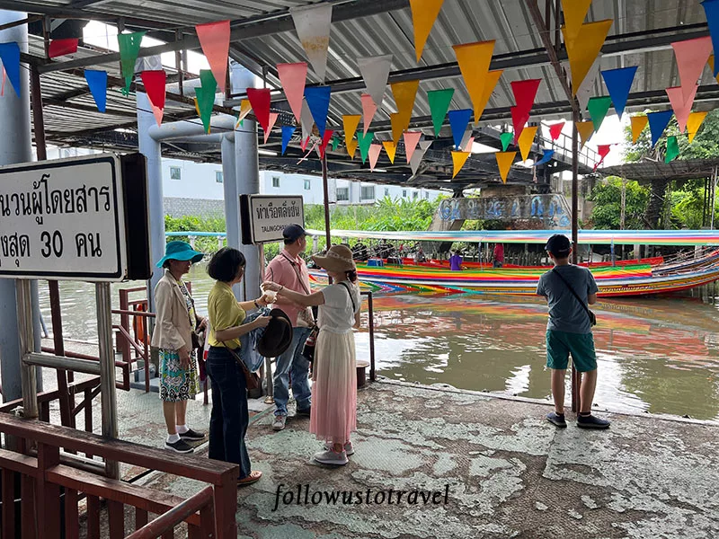 曼谷水上市場大林江水上市場遊船 Taling Chan Floating Market