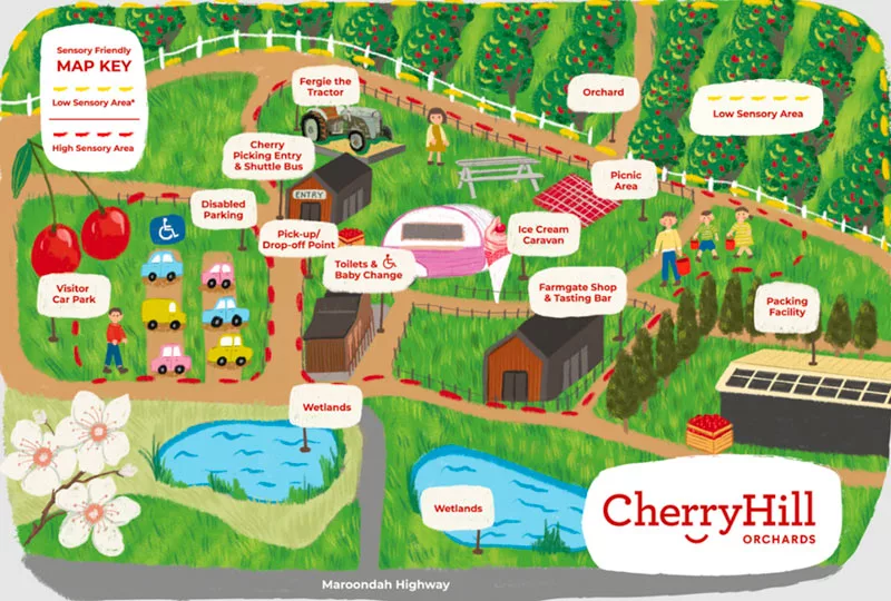 墨爾本景點 CherryHill Orchards 體驗採摘櫻桃